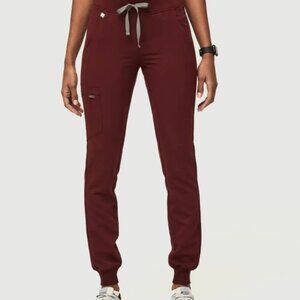 Figs Women's Burgundy Jogger Pants